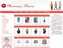 Tablet Screenshot of mummyschoice.net